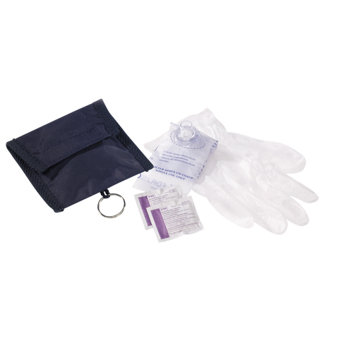 Dynamic Disposable CPR Kit, Single Use Faceshield, Class 2 Cantin et fils