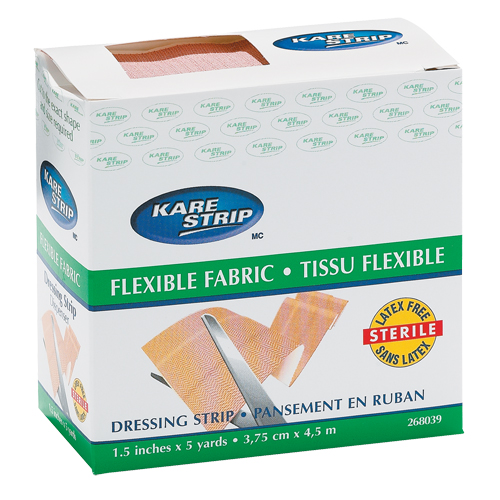 Dynamic Elastic Dressing Bandage, Rectangular/Square, 180", Fabric, Non-Sterile Cantin et fils