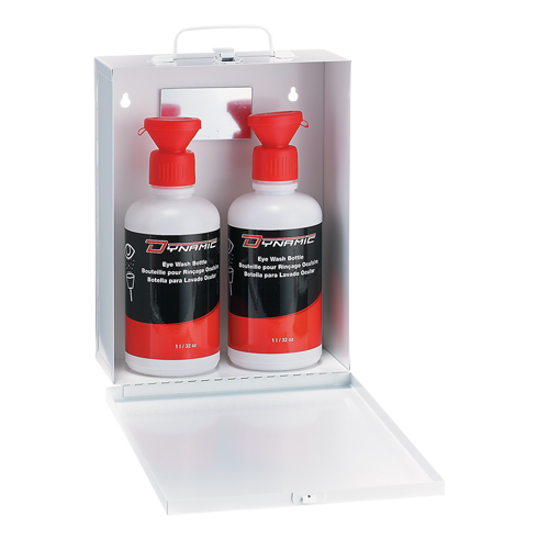 Dynamic Eyewash Station with Empty Bottles, Double Cantin et fils