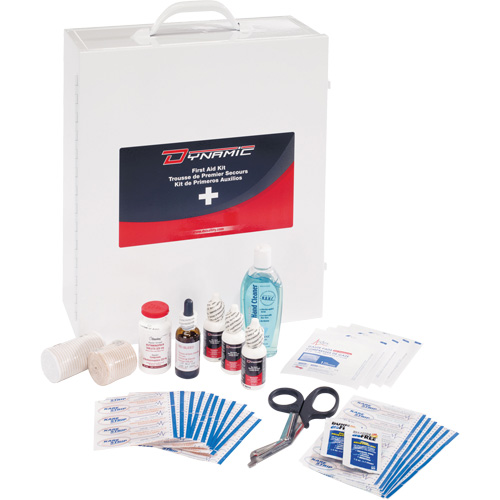 Dynamic General-Purpose Industrial First Aid Kit, Class 1 Medical Device, Metal B Cantin et fils