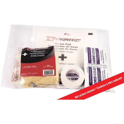 Dynamic Liferaft First Aid Kit, Class 1 Medical Device, Nylon Bag Cantin et fils
