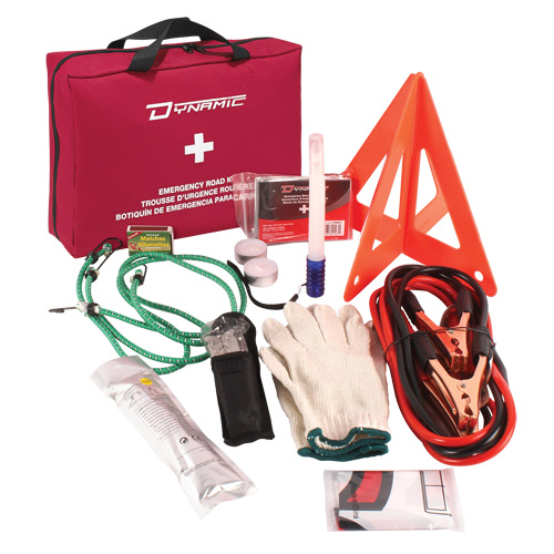 Dynamic S.O.S. Emergency Road Side Kit, Class 1 Medical Device, Nylon Bag Cantin et fils