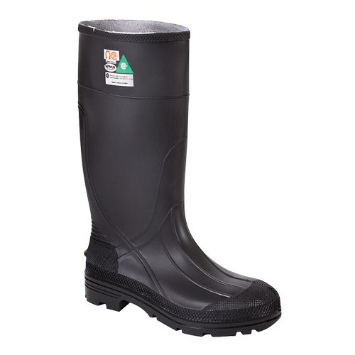 PRM II Safety Boots, PVC, Steel Toe, Size 7, Puncture Resistant Sole Cantin et fils