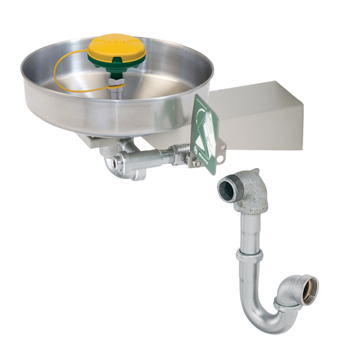 Axion&reg; Eye/Face Wash Station, Wall-Mount Installation, Stainless Steel Bowl Cantin et fils