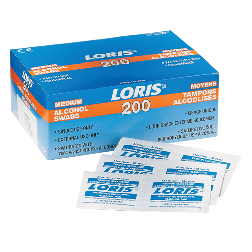 Tampons d'alcool Dynamic, Serviette, Antiseptique Cantin et fils