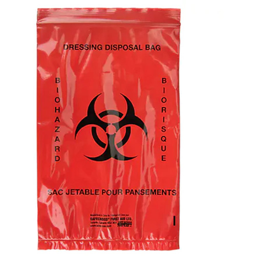 Sacs pour d&eacute;chets dangereux Dynamic, Biorisque, 9" lo x 6" la, 2,0 mils Cantin et fils