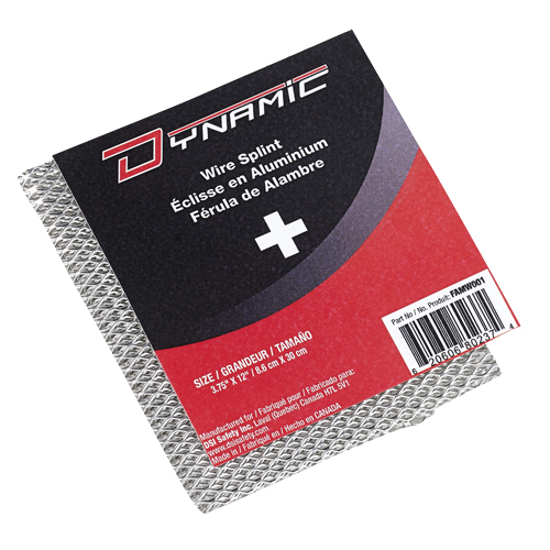 Attelles Dynamic, Polyvalent, Fil d'aluminium, 12", Classe 1 Cantin et fils