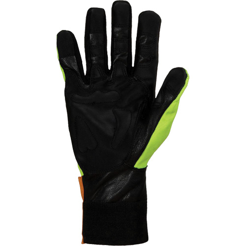 Gants pour scie &agrave; chaîne haute visibilit&eacute; Endura, Taille Grand/9, Paume Ch&egrave;vre Cantin et fils