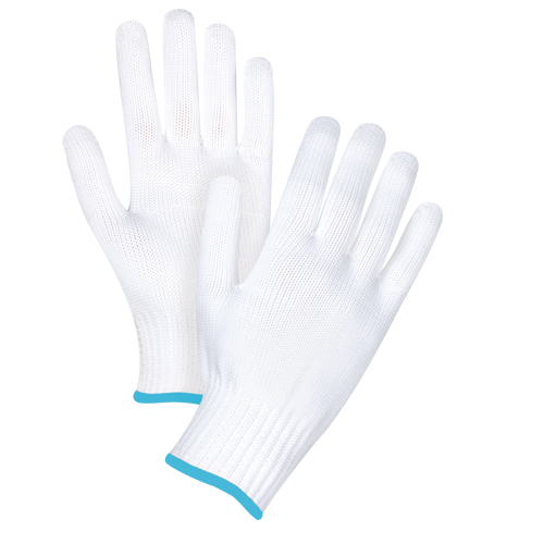 Seamless String Knit Gloves, Polyester, 10 Gauge, X-Large Cantin et fils