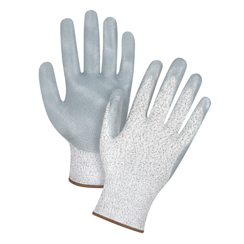 High-Performance Cut-Resistant Gloves, Size Large/9, 13 Gauge, Nitrile Coated, HPPE Shell, ANSI/ISEA 105 Level 4/EN 388 Level 5 Cantin et fils