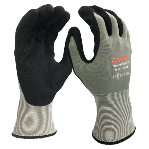 Akka&reg; Cut-Resistant Gloves, Size 7, 13 Gauge, Foam Nitrile Coated, Kyorene&reg; Shell, ASTM ANSI Level A6/EN 388 Level F Cantin et fils