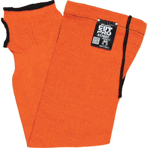 Manches Memphis, Kevlar, 18", ASTM ANSI niveau A5, Orange Cantin et fils