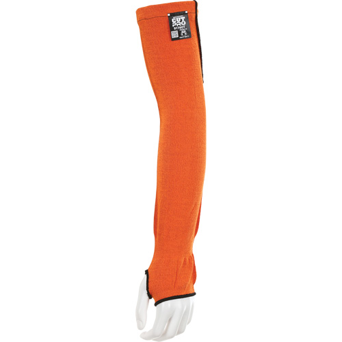 Manches Memphis, Kevlar, 18", ASTM ANSI niveau A5, Orange Cantin et fils