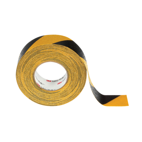 Ruban antid&eacute;rapant Safety-Walk s&eacute;rie 600, 2" x 60', Noir & jaune Cantin et fils