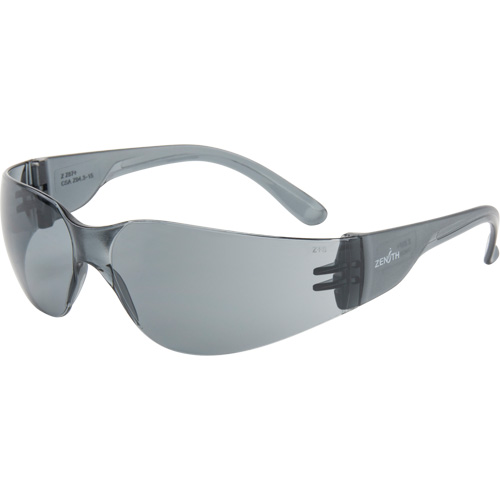 Lunettes de s&eacute;curit&eacute; s&eacute;rie Z600, Lentille Grise/fum&eacute;e, Anti-&eacute;gratignures, ANSI Z87+/R&eacute;pond ou surpasse la norme CSA Z94.3 Cantin et fils