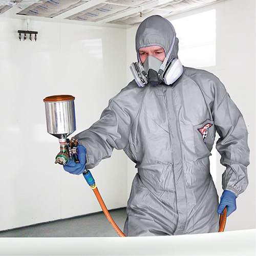 ProPlus Gard Protective Coveralls, Nylon, Large, Grey Cantin et fils