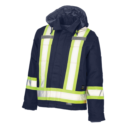 Safety Jacket, Navy Blue, Large Cantin et fils