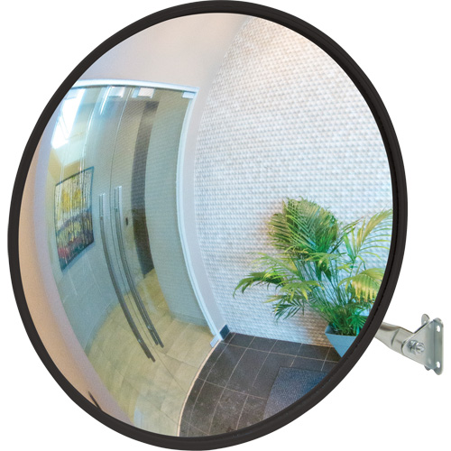 Miroir convexe avec bras t&eacute;lescopique, Int&eacute;rieur/Ext&eacute;rieur, Diam&egrave;tre 12" Cantin et fils