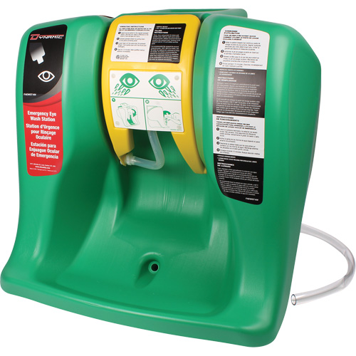 Douche oculaire Dynamic, Aliment&eacute; par gravit&eacute;, Capacit&eacute; 16 gal., Conformit&eacute; ANSI Z358.1 Cantin et fils