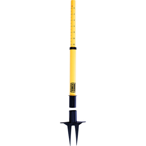 PLUS Barrier Post, 42" High, Yellow Cantin et fils