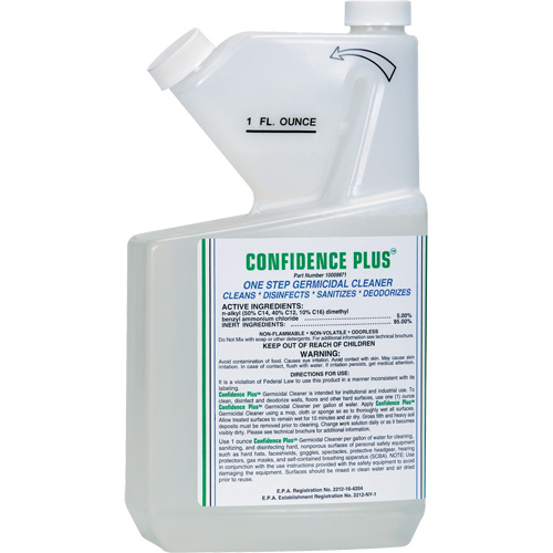 Confidence Plus Germicidal Respirator Cleaner, Liquid Cantin et fils