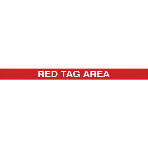Tough-Mark Heavy-Duty Floor Marking, Rectangle, 48" L x 2" W, Red, Polyethylene Cantin et fils