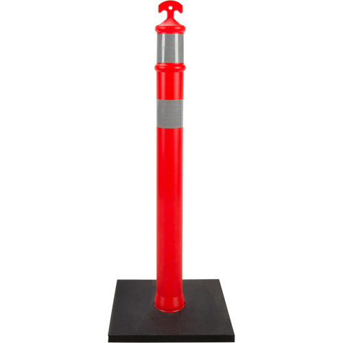 High-Visibility Delineator Post, 42" H, Orange Cantin et fils