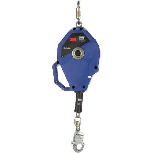 Smart Lock Self-Retracting Lifeline, 50', Stainless Steel, Swivel Cantin et fils