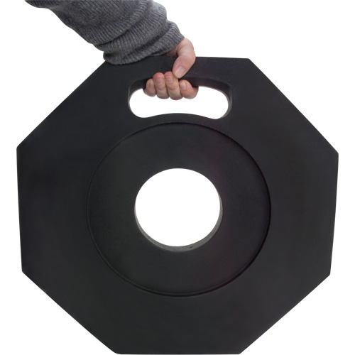 Base en caoutchouc pour poteaux d&eacute;lin&eacute;ateurs de qualit&eacute; sup&eacute;rieure, 12 lb Cantin et fils