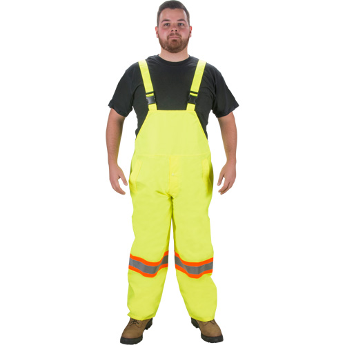 Salopette imperm&eacute;able RZ1000, Polyester, Petit, Jaune lime haute visibilit&eacute; Cantin et fils
