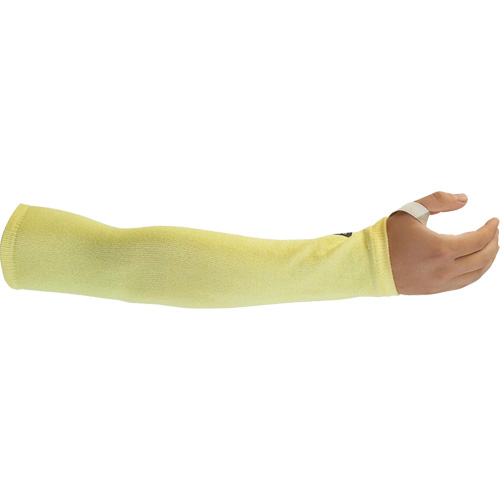 Cut-Resistant Sleeves, Kevlar&reg;, 14", ASTM ANSI Level A4, Yellow Cantin et fils