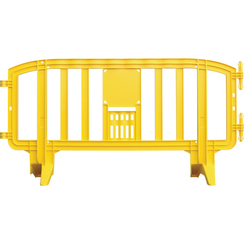 Barricade Movit, Emboîtables, 78" lo x 39" h, Jaune Cantin et fils