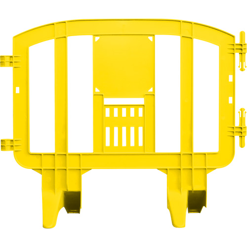 Minit Barricade, Interlocking, 49" L x 39" H, Yellow Cantin et fils