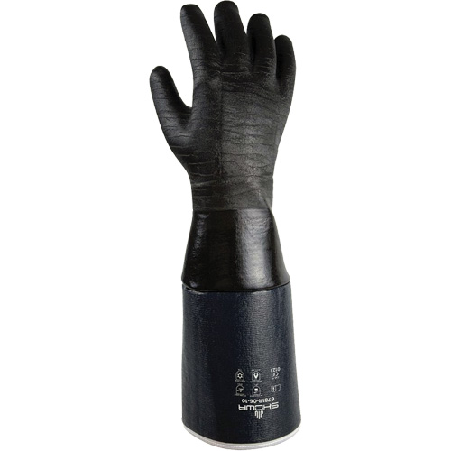 6781R-06-10 Heat Resistant Gloves, Cotton/Neoprene, 10/Large, Protects Up To 500° F (260° C) Cantin et fils