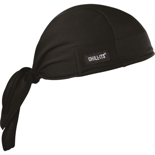 Chill-Its&reg; 6615 Cooling Doo Rag, Black Cantin et fils