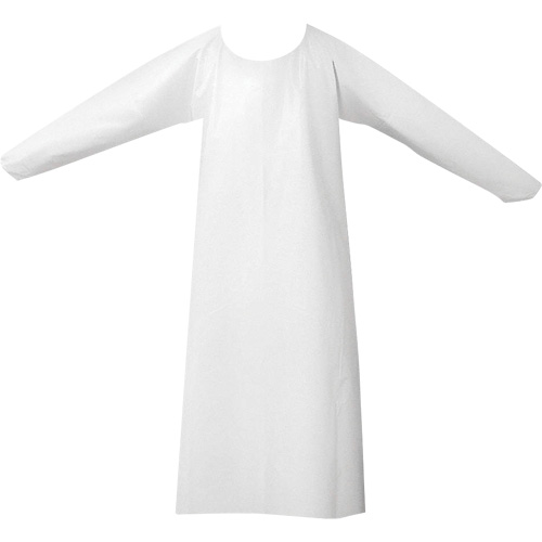 CoverMe Gowns, One Size, White, Polyurethane Cantin et fils