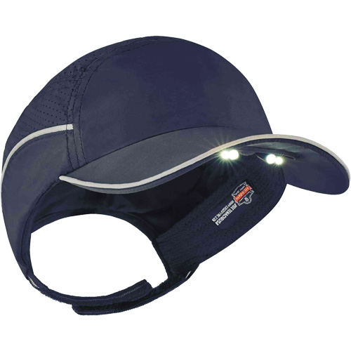 Casque antichocs l&eacute;ger avec lampe DEL 8965 Skullerz, Bleu marin Cantin et fils