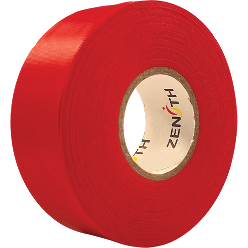 Ruban de signalisation, 1,1875" la x 164' lo, Rouge Cantin et fils