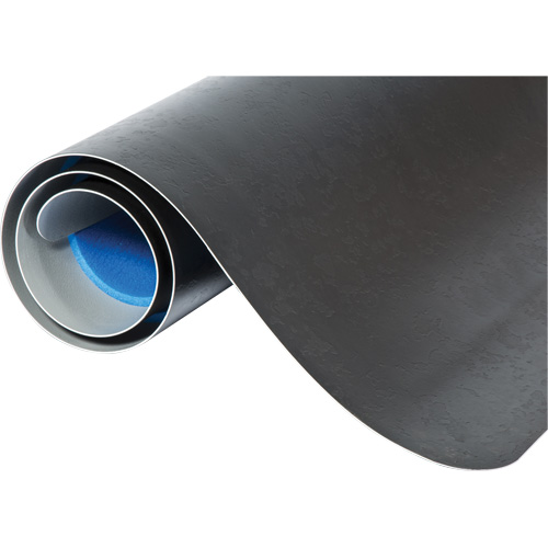 Tapis antimicrobiens WD Elegance, Lisse, 2' x 3' x 9/16", Noir, Vinyle Cantin et fils