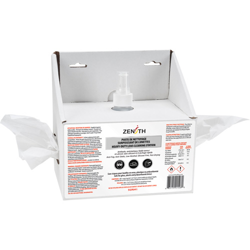 Poste jetable de premi&egrave;re qualit&eacute; pour nettoyage de lentilles, Carton, 8" lo x 4" p x 8" h Cantin et fils