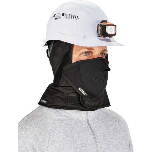 N-Ferno&reg; 3-Layer Winter Hard Hat Liner with Mouthpiece, Fleece Lining, One Size, Black Cantin et fils