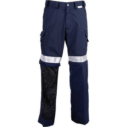 All-Season High Visibility Ventilated Pants, Poly-Cotton, 32, Navy Blue Cantin et fils