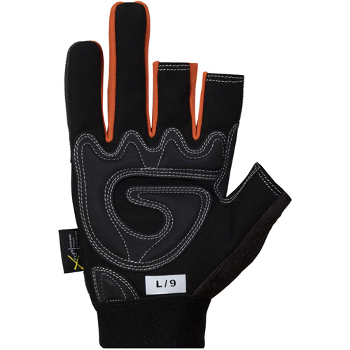 Gants de cadreurs avec doigts d&eacute;couverts Clutch Gear, Paume Synth&eacute;tique, Taille Petit Cantin et fils