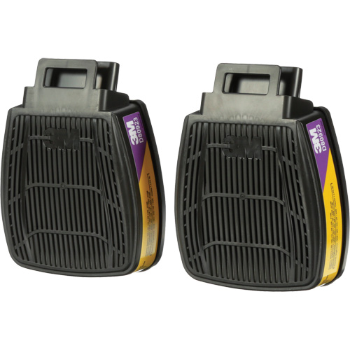 Cartouche & filtre pour respirateur Secure Click, Combinaison cartouche et filtre contre les particules pour gaz/vapeurs, Vapeurs organiques/Gaz acides/P100 Cantin et fils