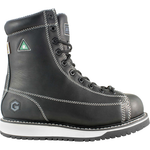 Rigger Work Boots, Leather, Steel Toe, Size 7, Impermeable Cantin et fils