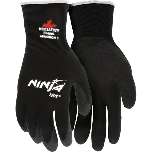 Gants enduits Ninja, T-Grand, R&ecirc;vetement HPT, Calibre 15, Enveloppe en Nylon Cantin et fils