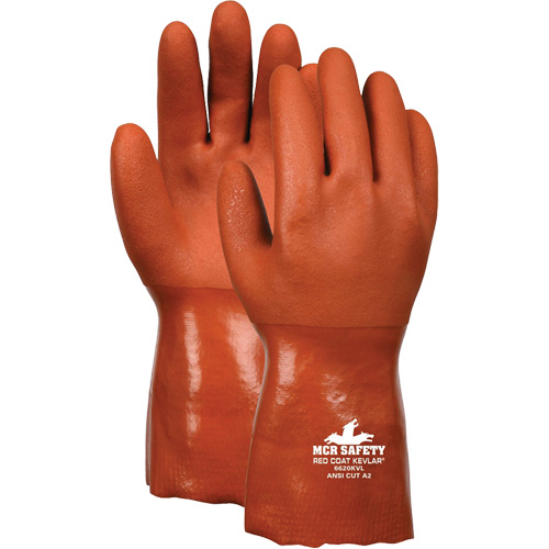 Redcoat Cut Resistant Gloves, Size 3X-Large, PVC Coated, Kevlar&reg; Shell, ASTM ANSI Level A2/EN 388 Level 3 Cantin et fils