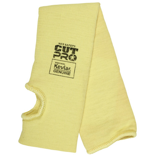 Safety Cut Pro Cut Resistant Sleeve, Kevlar&reg;, 18", ASTM ANSI Level A3, Yellow Cantin et fils