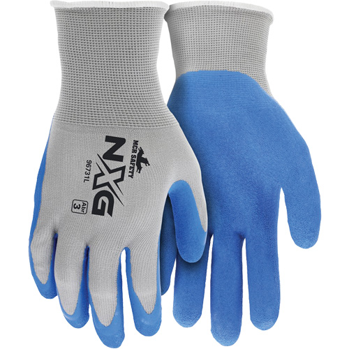 NXG&reg; Coated Gloves, Large, Rubber Latex Coating, 13 Gauge, Nylon Shell Cantin et fils