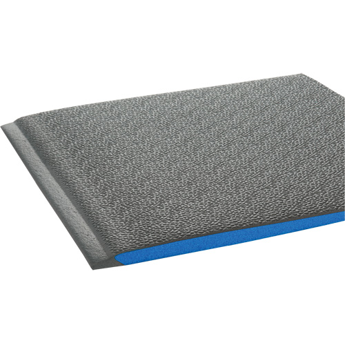 Wear-Bond Comfort-King Ergonomic Mats, Pebbled, 3' x 5' x 9/16", Grey, Vinyl Foam Cantin et fils